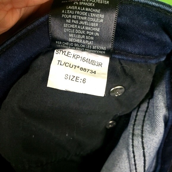 Kut from the Kloth Mid Rise Women's Viv Toothpick Skinny Denim Jeans Size 6 - Picture 6 of 11